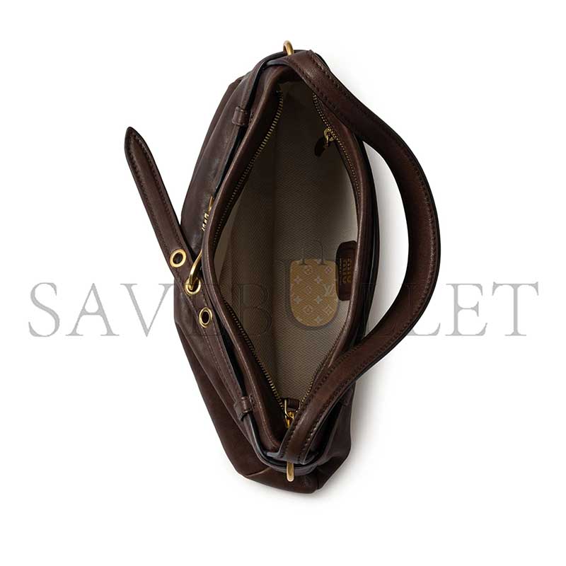 MIU MIU AVENTURE NAPPA LEATHER BAG 5BC182 (33*19*5cm)